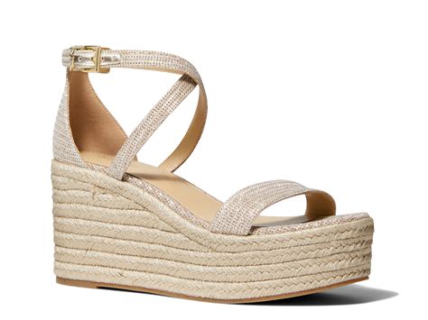 michael kors espadrille wedge sandals|Michael Kors low heel sandals.